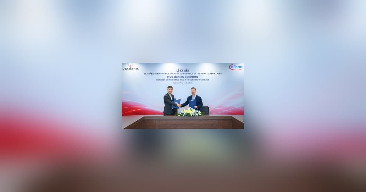 VinRobotics and Infineon Partner to Develop Core Technologies for Next-Generation Robotics