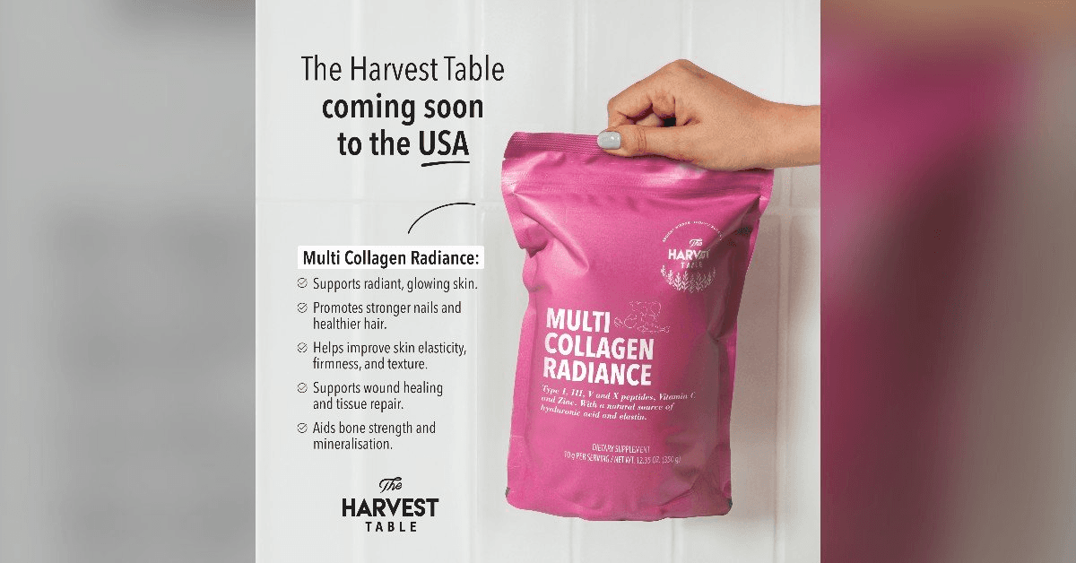 The Harvest Table Brings Clean-Label Collagen to U.S. Market