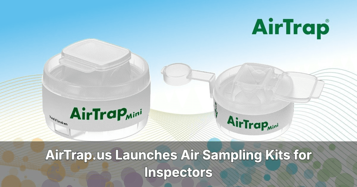 AirTrap Introduces Modernized Air Sampling Cassette for Mold and Particulate Testing