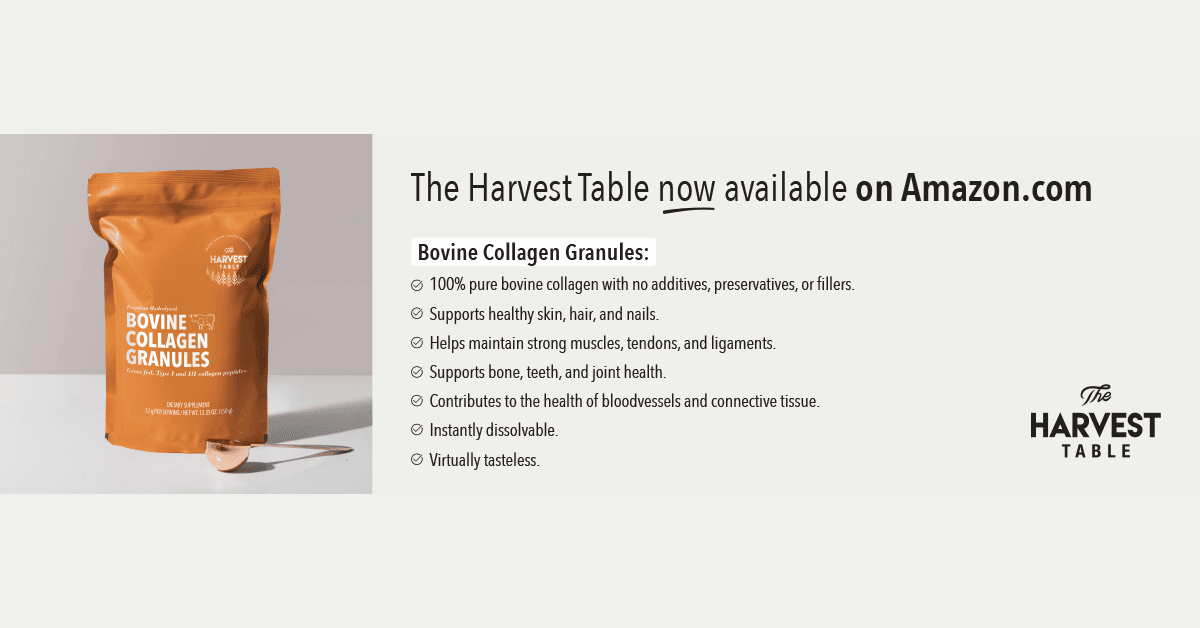 The Harvest Table Expands to U.S. via OneLavi.com with Clean Collagen and Plant-Based Nutrition