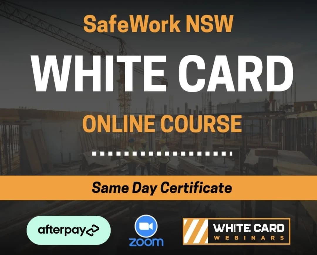 White Card Webinars Makes Online White Card Training Accessible for NSW Residents