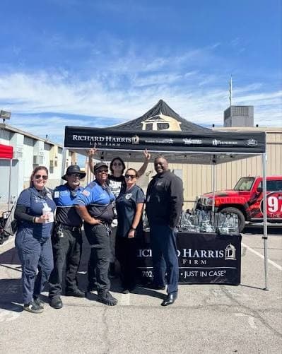 Richard Harris Law Firm and CCSD Honor Bus Drivers at Russell Bus Yard Event