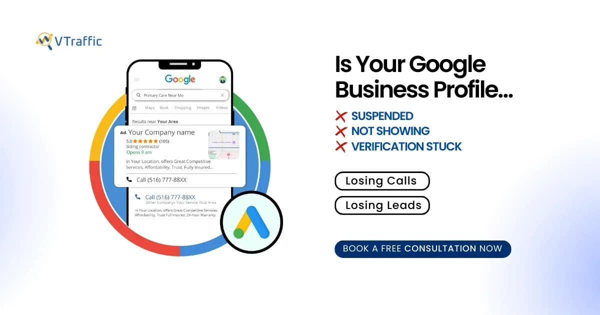 VTraffic.io Offers Local Businesses Path to Reinstatement and Optimization After Google Profile Suspensions