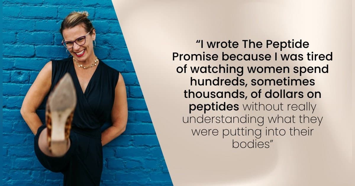 Jennifer Woodward's New Book Debunks Peptide Myths for Women's Health