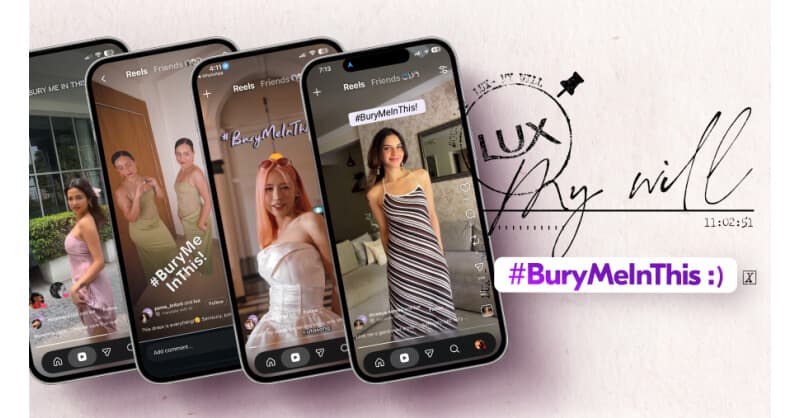 LUX Transforms '#BuryMeInThis' Trend into Legal Declaration of Personal Style