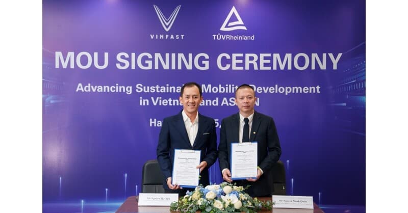 VinFast Partners with TÜV Rheinland to Boost Vietnam's Automotive Testing Capabilities
