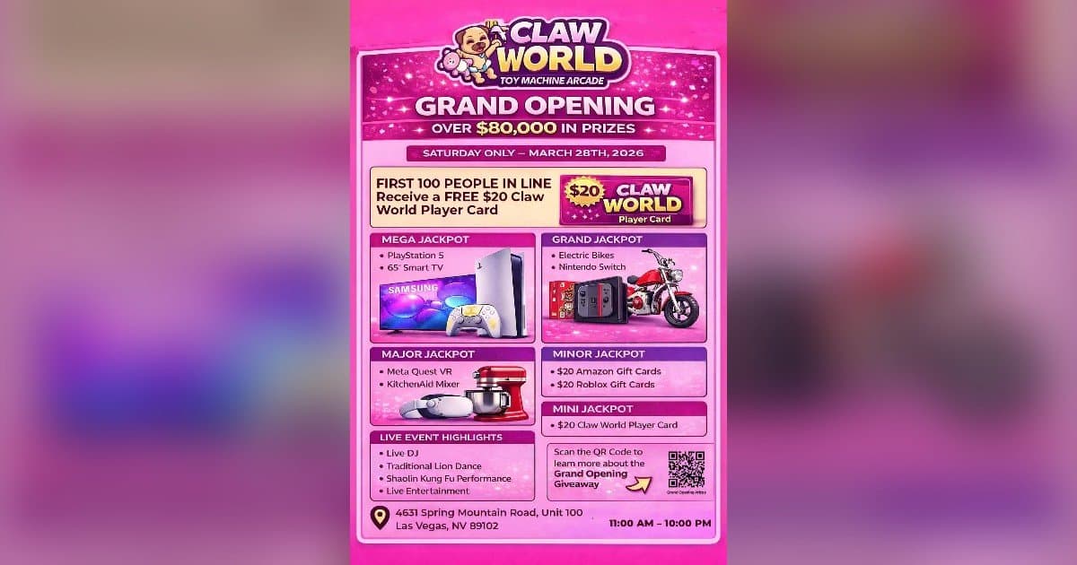 Claw World Chinatown Grand Opening Signals Shift in Attention Economy with Luxury Arcade and Designer Toy Integration