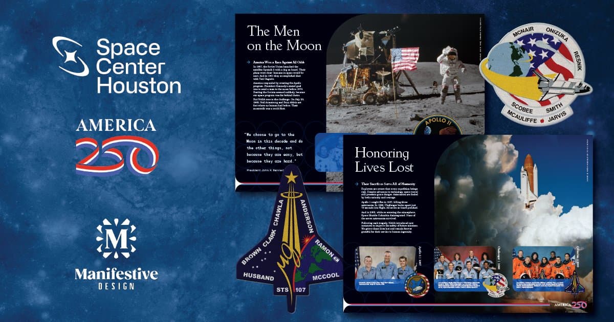 Space Center Houston Exhibit Marks 250 Years of American Innovation with Help from Texas Design Studio