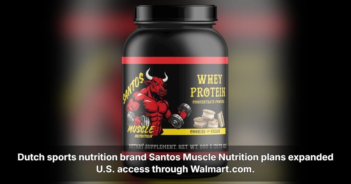 Santos Muscle Nutrition Announces Upcoming Launch on Walmart.com